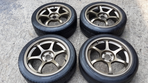 RG2 ขอบ 17 4รู100 พร้อมยาง Nitto