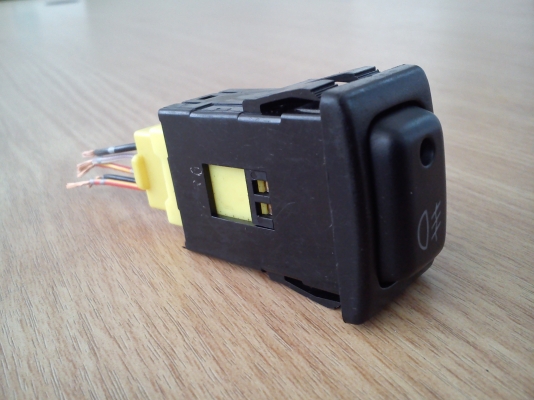 สวิตช์ไฟตัดหมอกทรงตั้ง ด้านหน้ามีขอบ ปิดคอนโซล