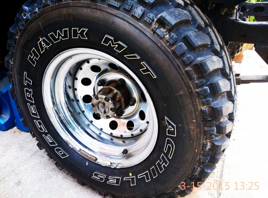 ยาง MUD TERRAIN 31x10.5-15 ACHILLES รุ่น desert hawk MT ราคาประหยัด ลุยได้ โคลน ทราย หิน  ต่างจังหวัดส่งได้ครับ