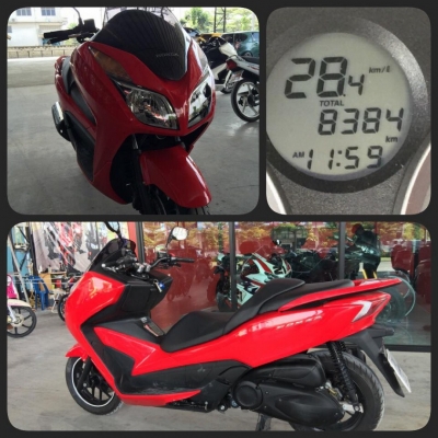 Honda forza300 Y2013 ไมล์8.xxx รถสภาพ95\% เพียง 100,000เท่านั้น