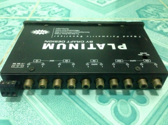 ปรีแอมป์ แพลตตินั่ม 7แบนมือสองสภาพดีเบสดีกลางแจ่ม ขาย 1350 บาท