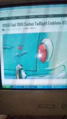 เลนส์ไฟท้าย Lucas ใช้กับ Fiat 1100 1956