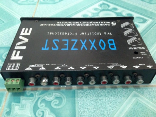 ปรีแอมป์ boxxzest 5แบน มือสองสภาพดี เสียงดีแนวโชว์ ขาย 950 บาท