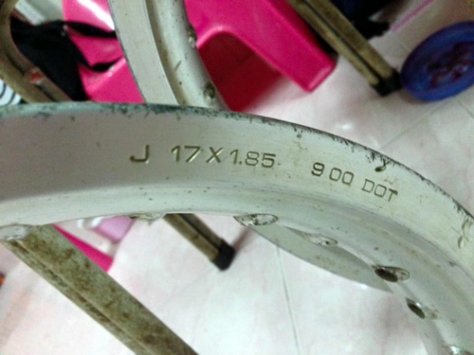 ขายล้อ Didแท้คร้บ ขอบ1.85&times;17 ไม่คด
