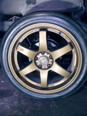 ขายล้อแม็กte37ก้านตรงขอบ19พร้อมยาง4วง