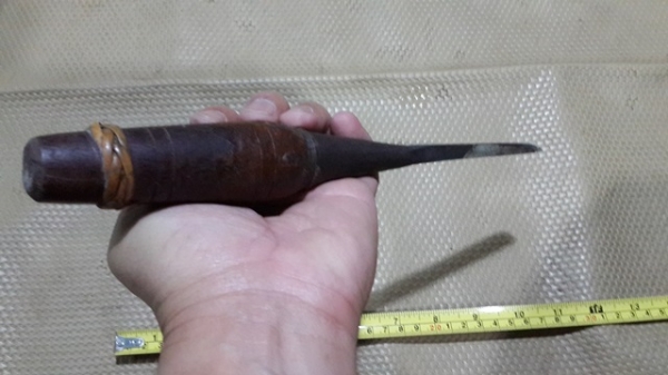 สิ่วบ้อง งานเก่า เหล็กดี สำหรับงานไม้ครับ