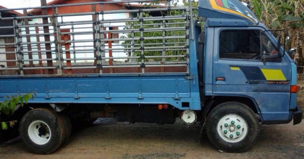 ISUZU NPR 115 HP 4BD1 ปี 34 ห้างแท้ กระบะคอกเหล็กความยาว 4.30 เมตรสภาพสวยเดิม เครื่องแรงดีแห้งดี หัวเก๋งไม่มีผุภายในเก๋งคอนโซลครบพร้อม พวงมาลัยธรรมดา ช่วงล่างใหญ่คัชซีสวยเดิมๆไม่มีแตก ติด F หน้าหลัง ยาง 8.25 ขอบ 16 สภาพดี 70\% พร้อมใช้งาน เอกสารทะเบียนชุดโ