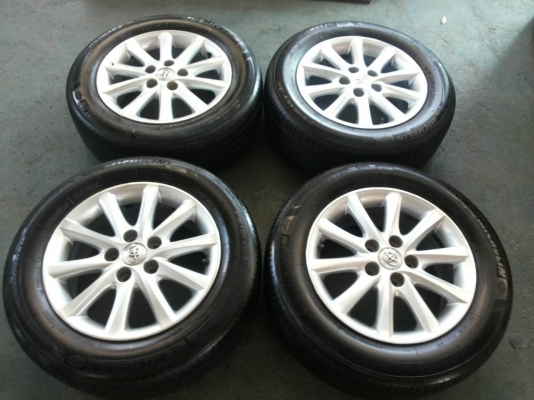 ล้อแม็คเดิม Camry ขอบ 16 พร้อมยางบริสโตน 215-60R16 ปี13