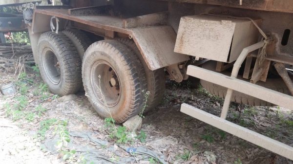 (มี2หาง)หางเทเลอร์ เซมิดั้มของสามมิตร ปี*39 ยาว8.50ม.ใช้งานปกติ ยางสวย