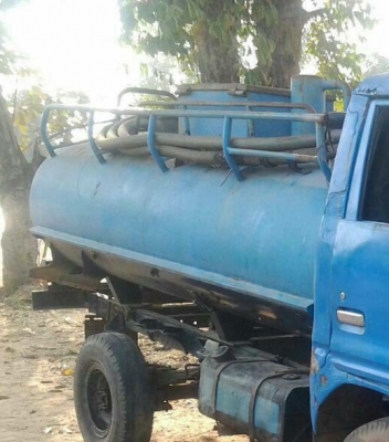 รถ อีซูซุTL85 บรรทุกถังส้วมอุปกรณ์ครบ สภาพพร้อมใช้งาน  เล่มทะเบียนพร้อม