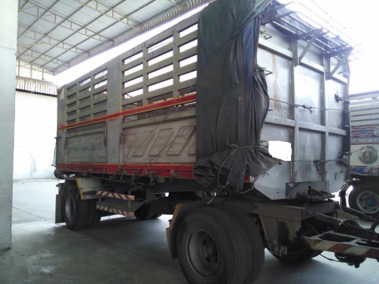 ขายรถสิบล้อ hino FM1J สมอทอง ดั้มสามมิตรคอกเกษตร พ่วงแม่ลูก รถพร้อมใช้ ราคาต่อรองได้