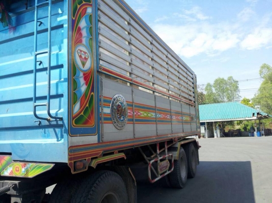 ขายรถสิบล้อ hino fm2P 380 แรง ปี 52 คอกเกษตรดั้มเนียมเกษตร อู่ ศรีสวัสดิ์ รถพร้อมใช้