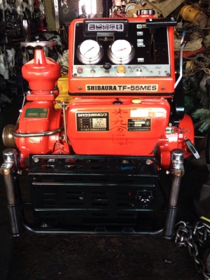 เครื่องสูบน้ำดับเพลิง  มือสอง  สภาพดี  จากประเทศญี่ปุ่น