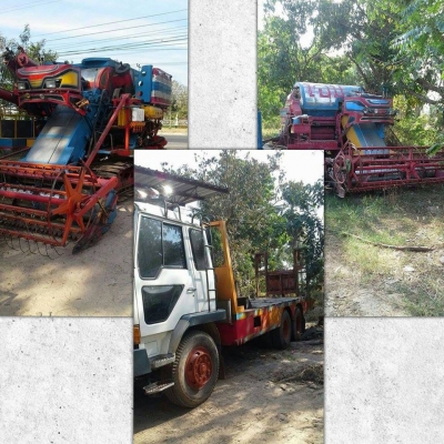 ขายรถเกี่ยวข้าวไทยเส็ง2คัน พร้อมเทรเลอร์MITSUBISHI 1คัน รถเกี่ยวข้าวไทยเส็ง เครื่่องHO7D 195เทอร์โบ ตัวเดิน10HT ปั้ม23ไดกิ้น เครื่องดี ช่วงล่างดี พร้อมทำงาน รถเทรลเลอร์MITSUBISHI FN515 165แรง 1เพลา เครื่องดี คัชซีสวย  สภาพพร้อมใช้งาน เอกสารพร้อมโอน จัดไฟแ