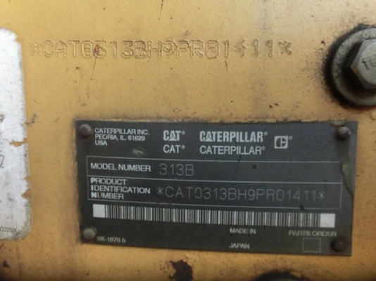 รถขุด Caterpillar 313BSR รถญี่ปุ่น สนใจโทร. 080-6565422 (หนิง)