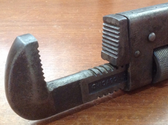 ขายคอม้า Vintage Larco wrench & mfg corp Chicaco U.S.A. 14" อายุ 100 ปี ขายคอม้า Vintage Larco wrench & mfg corp Chicaco U.S.A. 14" อายุ 100 ปี