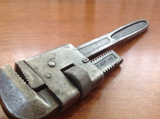 ขายคอม้า Vintage Larco wrench & mfg corp Chicaco U.S.A. 14" อายุ 100 ปี ขายคอม้า Vintage Larco wrench & mfg corp Chicaco U.S.A. 14" อายุ 100 ปี