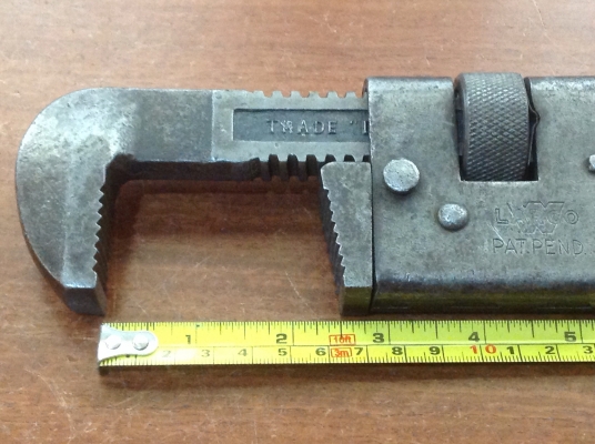 ขายคอม้า Vintage Larco wrench & mfg corp Chicaco U.S.A. 14" อายุ 100 ปี ขายคอม้า Vintage Larco wrench & mfg corp Chicaco U.S.A. 14" อายุ 100 ปี