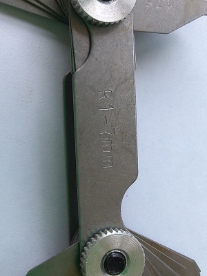 หวีวัดอาร์ วัดความโค้งความกลม  APEX มีวัดในและวัดนอก