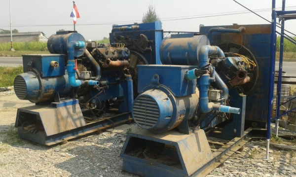 ขายเครื่องปั่นไฟ 250 KVA สองตัวควบ ราคาถูก