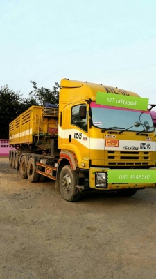 ขายสิบล้อหัวลาก ISUZU 360แรงม้า หางชิมิดั๊มพ์3เพลายัดยกล้อได้STแยกหัว+หางได้คะ