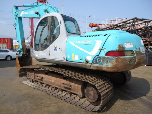 รถขุดเก่าญี่ปุ่น SK200-3 มาร์คไฟว์ซุปเปอร์ ใบแทรค 800 มม.