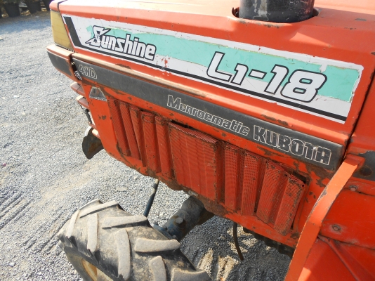 จองเดือนนี้ลดไปเลย 5,000 บาท Kubota L1-18 เก่าไทย พร้อมผาน 5