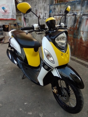 All New Fino FI ลายsport รถปี56 หัวฉีดประหยัดน้ำมัน สวยๆเลยครับ