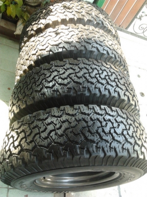 ล้อ-25 + BF All 265/75/16 ปี11 สวยๆ 1ชุด ล้อ-25 + BF All 265/75/16 ปี11 สวยๆ 1ชุด