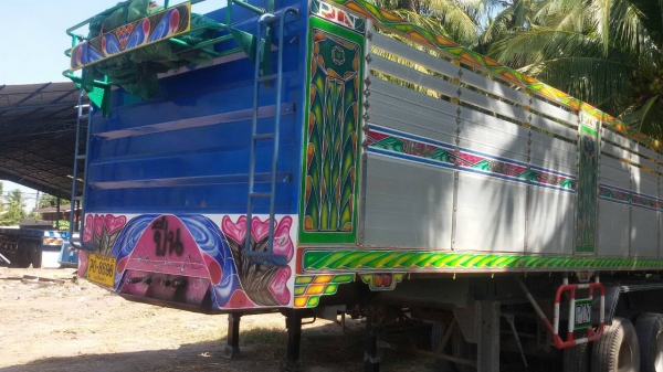 อู่ปิ่นเทรเลอร์ต้องการขายหาง Semi - ดัมพ์ 2 เพลา ดัมพ์ 18 T แกน 100 กะบะยาว 8 ม. รับประกัน นำ้หนักเบา บรรทุกของได้จำนวนมาก ขายราคา 470,000.00 ราคานี้ไม่รวมยางและกะทะ ติดต่อ K. ปิ่น 081-9176906 อู่ปิ่นเทรเลอร์ต้องการขายหาง Semi - ดัมพ์ 2 เพลา ดัมพ์ 18 T แกน 100 กะบะยาว 8 ม. รับประกัน นำ้หนักเบา บรรทุกของได้จำนวนมาก ขายราคา 470,000.00 ราคานี้ไม่รวมยางและกะทะ ติดต่อ K. ปิ่น 081-9176906