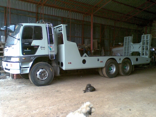 รถสิบล้อเทลเลอร์ บรรทุกรถเกี่ยว 081-197-4845 เจ้าของขายเองครับ