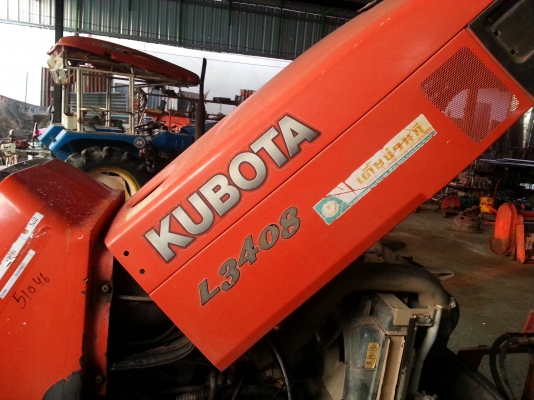 คูโบต้า L3408 4 WD 2 เพลาพร้อมใบมีด เดิมๆ..ขายตามสภาพใช้งานได้ปรกติปรกติ
