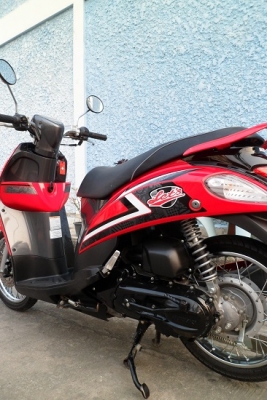 Suzuki Let 2014 แดงเทา วิ่งน้อย สวยๆ ส่งฟรีทั่วไทย