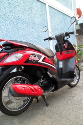 Suzuki Let 2014 แดงเทา วิ่งน้อย สวยๆ ส่งฟรีทั่วไทย