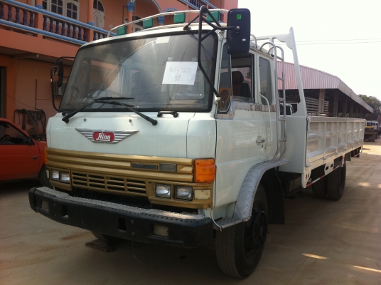 HINO GD กระบะคาร์โก้ ต่อใหม่ทั้งลูก เครื่อง EH700 เบรกทิฟฟี่ สภาพพร้อมใช้ ทะเบียนพร้อมโอน
