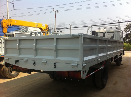 HINO GD กระบะคาร์โก้ ต่อใหม่ทั้งลูก เครื่อง EH700 เบรกทิฟฟี่ สภาพพร้อมใช้ ทะเบียนพร้อมโอน