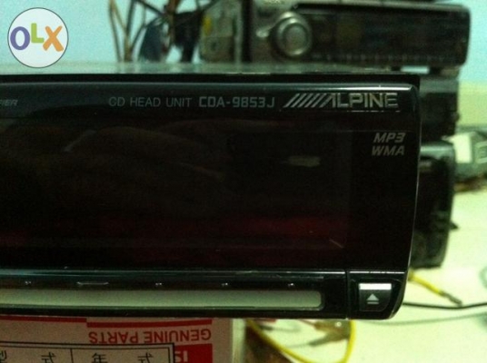 Alpine CDA-9853J 24Bit Mp3 CD FM AUX