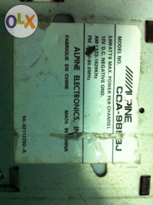 Alpine CDA-9853J 24Bit Mp3 CD FM AUX