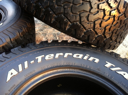 ขายยาง BF Goodrich All-terrain ขอบ15 ขนาด 31 10.5 r15
