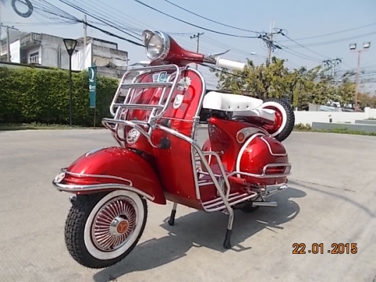 ้เอเซียเวสป้า---->>จัดรถvespa จัดส่งให้พี่จรัล พิจิตร ถึงบ้านเรียบร้อย