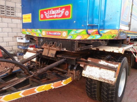 ขายลูกพ่วง 3 เพลาดั้มแท้ อู่ สไฟบูรณ์ ปี 2551 ฝีมือการต่ออันดับต้นๆๆของไทย แข็งแรง ทนทาน คานใหญ่ เบรกใหญ่  ใช้น้อยมาก รถมือเดียว