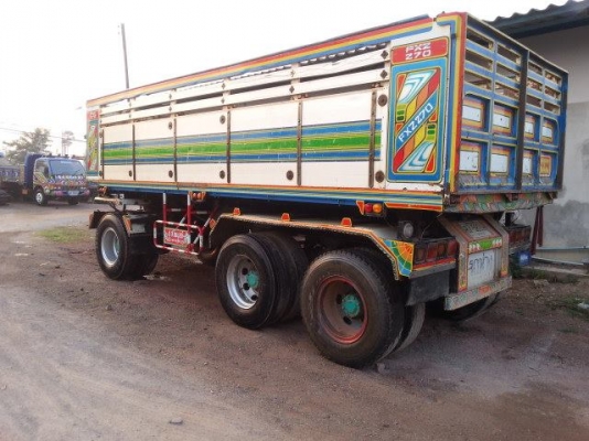 ขายลูกพ่วง 3 เพลาดั้มแท้ อู่ สไฟบูรณ์ ปี 2551 ฝีมือการต่ออันดับต้นๆๆของไทย แข็งแรง ทนทาน คานใหญ่ เบรกใหญ่  ใช้น้อยมาก รถมือเดียว