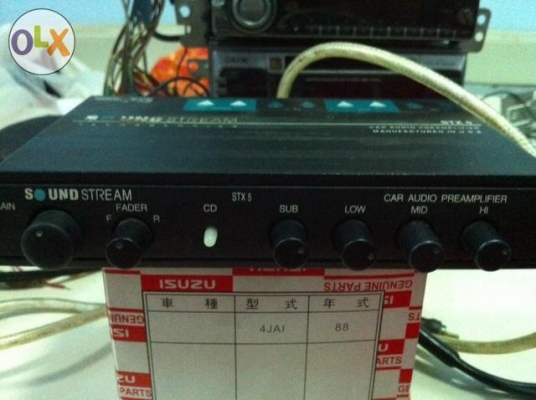 Soundstream STX5 ปรี 4แบน ไฮเอน เสียงดี