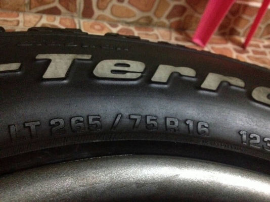 ขายยางBF All 265/75/16ปี11 สภาพเยี่ยม ราคาถูก