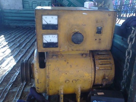 ไดปั่นไฟ 5 กิโลวัตต์ญี่ปุ่นสภาพพร้อมใช้งานครับขนาด 5 โลครับใช้ได้ 2 ระบบ  ไฟ220 และ 110 ครับ ของญี่ปุ่นครับราคานี้สุดคุ้มครับ