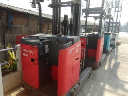 ขายรถไฟฟ้ายืนขับ nichiyu ขนาด 2 ตัน เสาสูง 6.5 เมตร