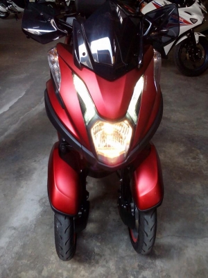 ขาย Yamaha Tricity ทริซิตี้ ปี 57 รถวิ่งน้อย เครื่องดี สภาพเดิมๆ เล่มพร้อมโอน