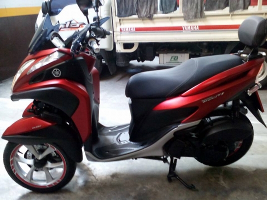 ขาย Yamaha Tricity ทริซิตี้ ปี 57 รถวิ่งน้อย เครื่องดี สภาพเดิมๆ เล่มพร้อมโอน