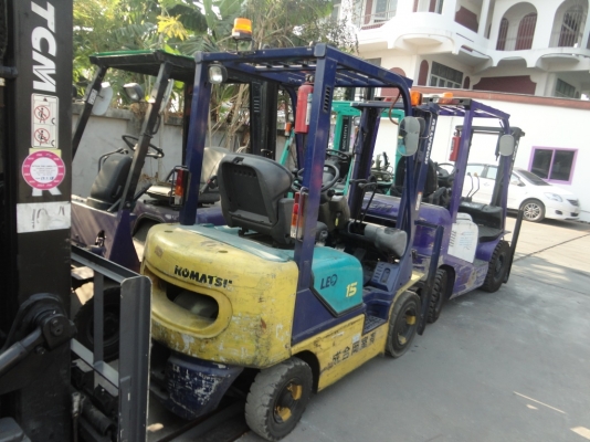 ขาย. รถโฟล์คลิฟท์ komatsu FD15 รุ่น16 เครื่องยนต์ดีเซล เกียร์ ออโต้