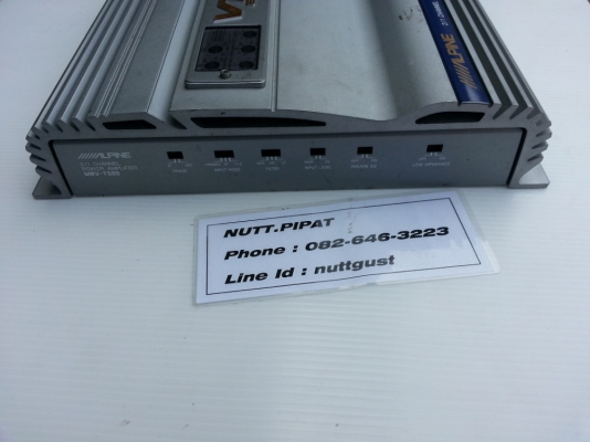 แอมป์ 2 แชแนล Alpine V12 Expert MRV-T505 แอมป์ 2 แชแนล Alpine V12 Expert MRV-T505